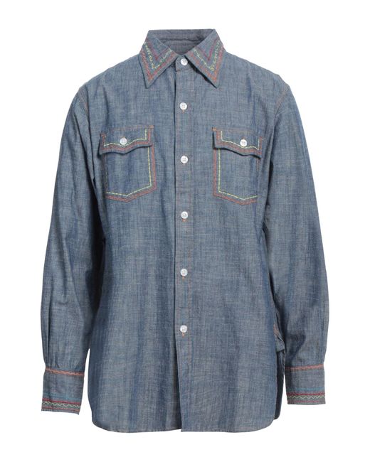 Camicia Jeans di Needles in Blue da Uomo