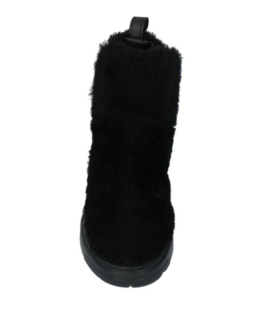 Agl Attilio Giusti Leombruni Black Ankle Boots Shearling