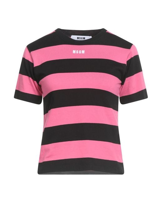 MSGM Pink T-Shirts