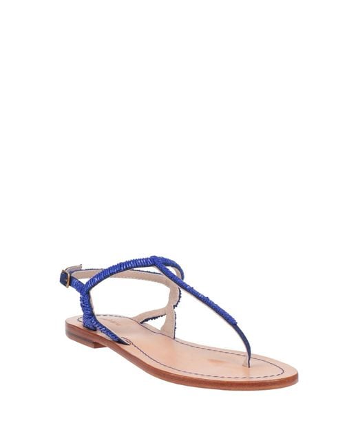 Maliparmi Blue Thong Sandal