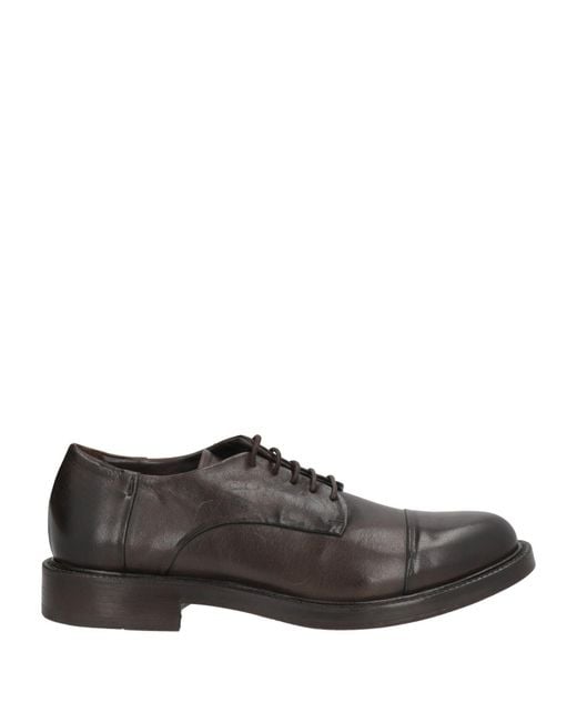Ernesto Dolani Brown Lace-Up Shoes Leather for men