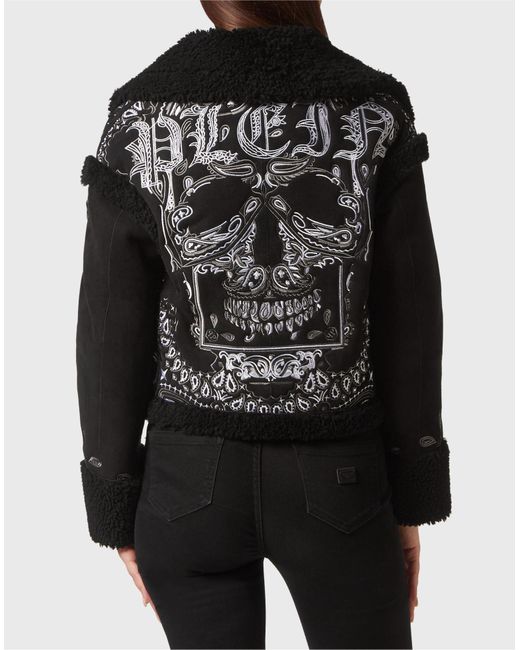 Philipp Plein Black Mantel