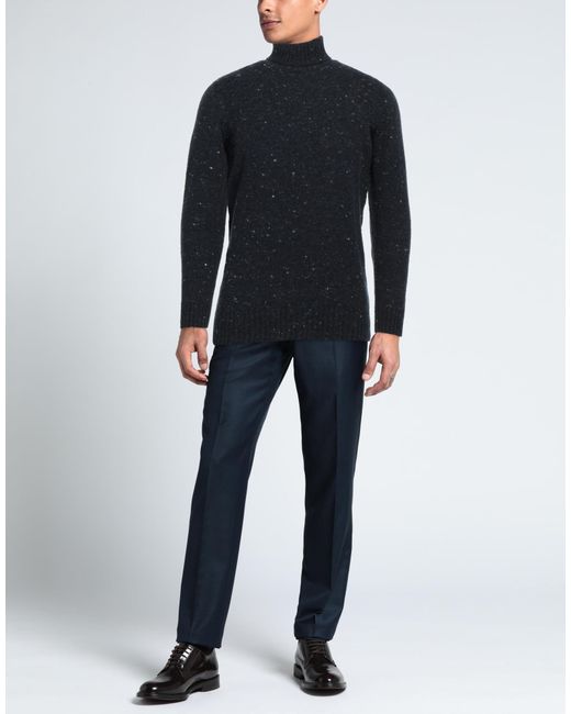 Drumohr Blue Turtleneck for men