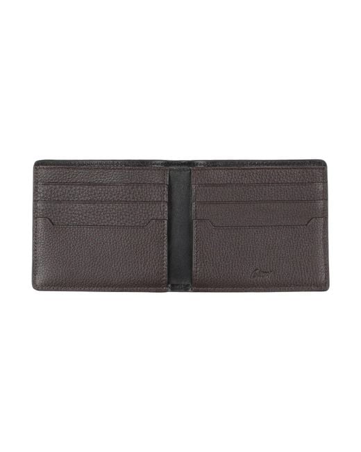 Brioni Gray Cardholder for men