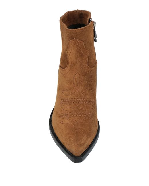 Sonora Boots Brown Tan Ankle Boots Leather