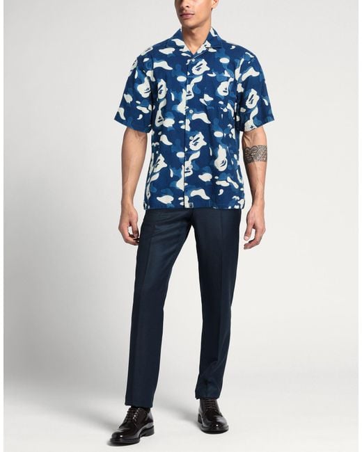 A Bathing Ape Blue Shirts for men