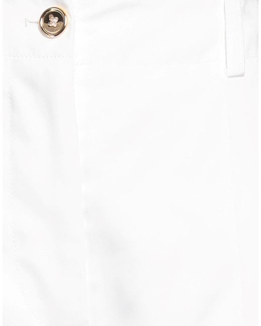 Patou White Pants Cotton