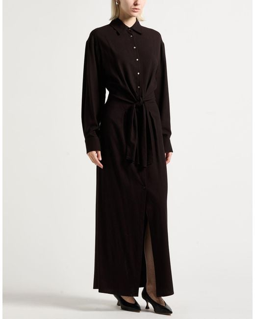 Alysi Black Maxi Dress
