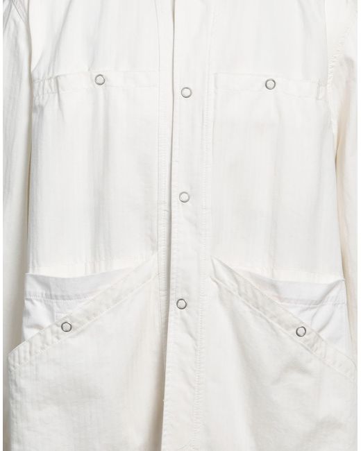 Undercover White Overcoat & Trench Coat for men