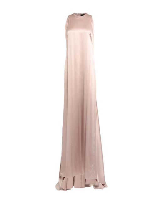 Max Mara Pink Maxi Dress Silk