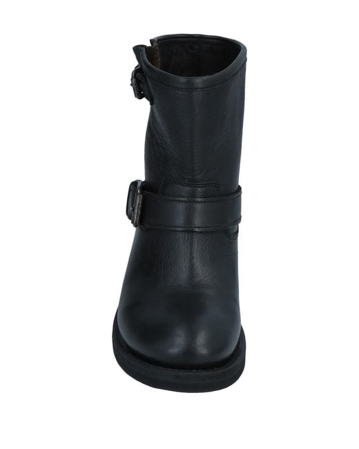 Ash Black Ankle Boots