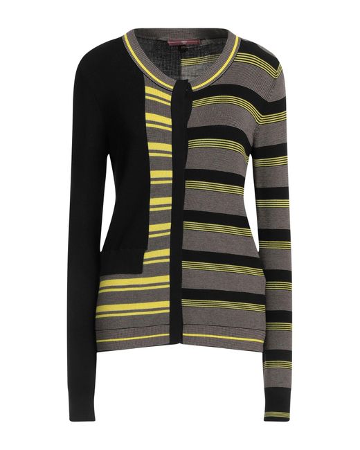 High Black Strickjacke
