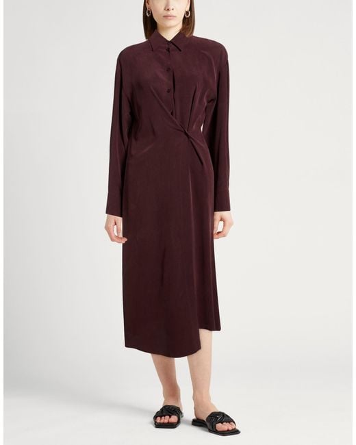 Alysi Purple Midi Dress