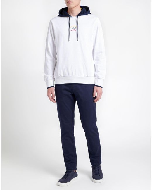 Paul & Shark White Sweatshirt Cotton for men