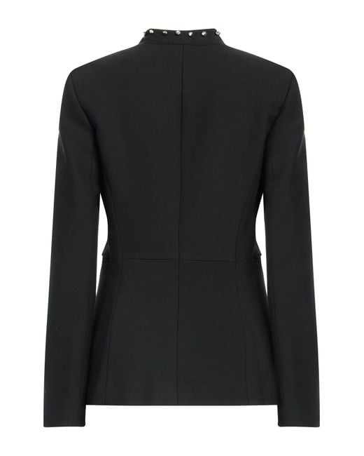 Versace Suit Jacket in Black Lyst