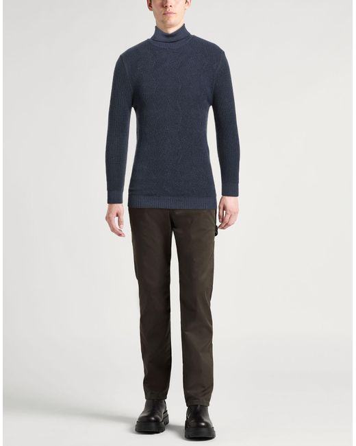 Col Roulé Moorer pour homme en coloris Blue
