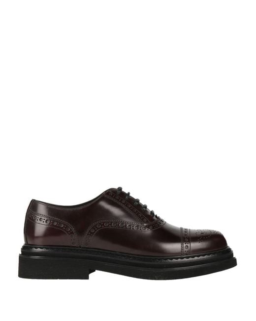Stringate di Dolce & Gabbana in Brown da Uomo