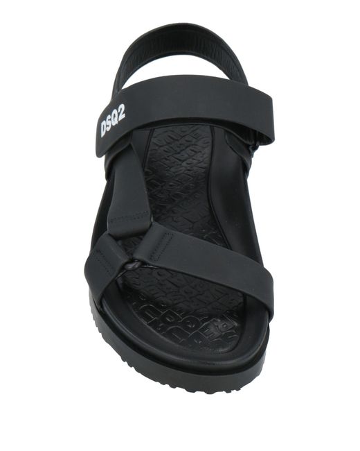 DSquared² Black Sandals for men