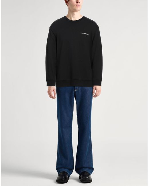 Felpa di Emporio Armani in Black da Uomo