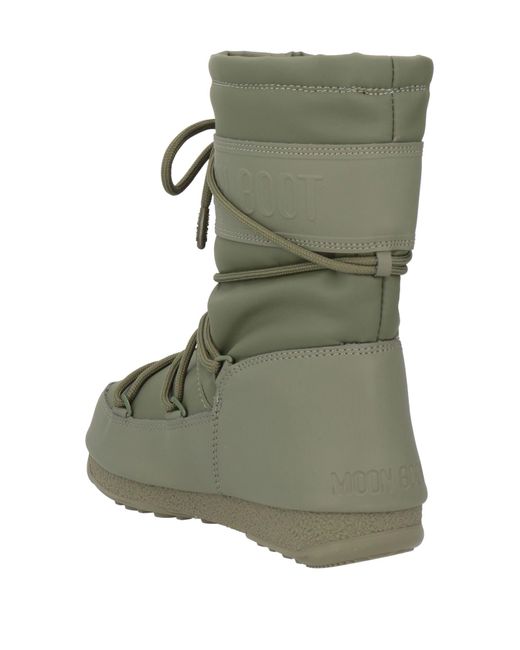 Moon Boot Green Ankle Boots