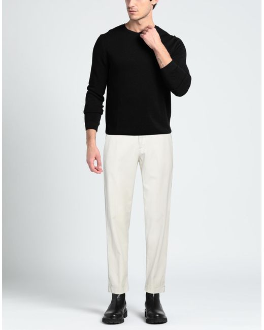 Marco Pescarolo White Trouser for men