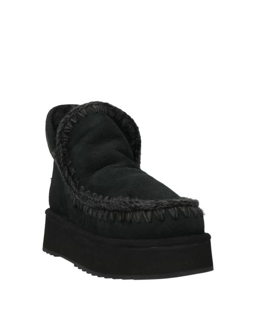 Mou Black Ankle Boots