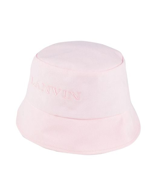 Lanvin Pink Hat Cotton