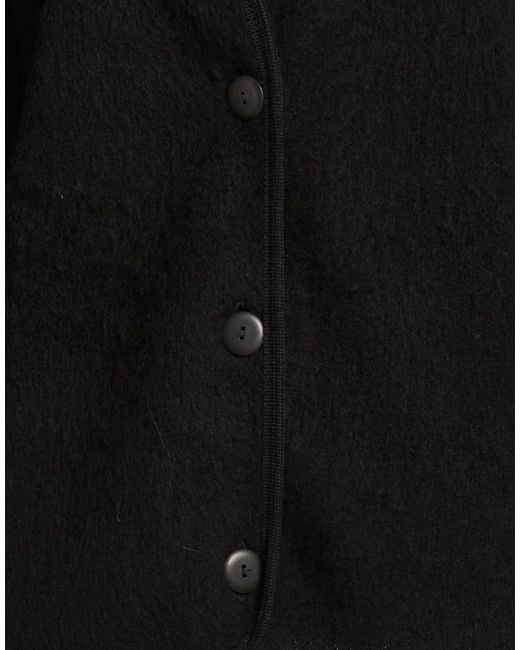 Baserange Black Cardigan Wool