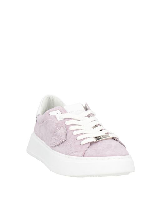 Philippe Model Pink Lilac Sneakers Leather