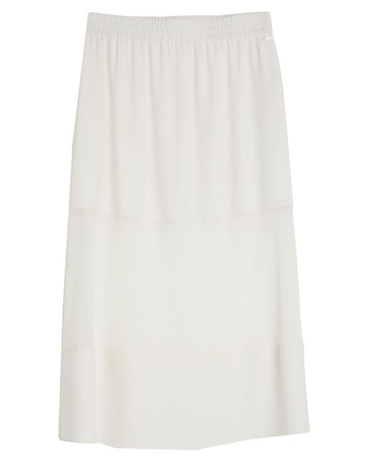 ARMANI EXCHANGE White Midi Skirt