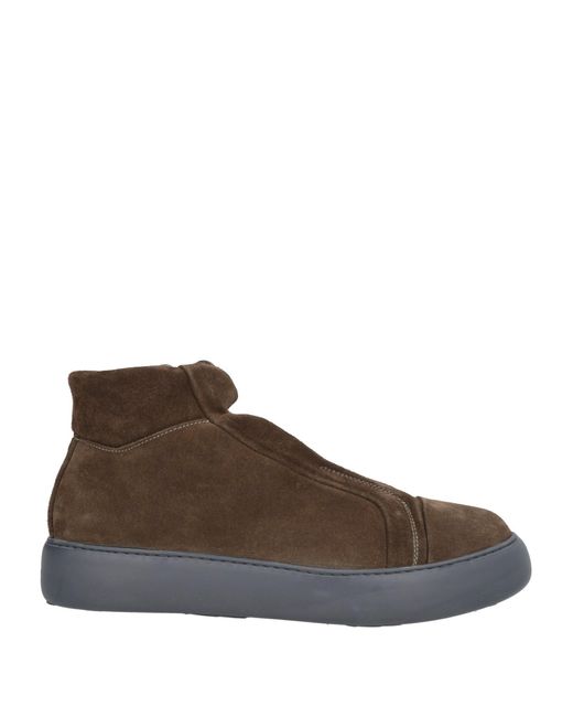 Pànchic Brown Military Sneakers Leather for men