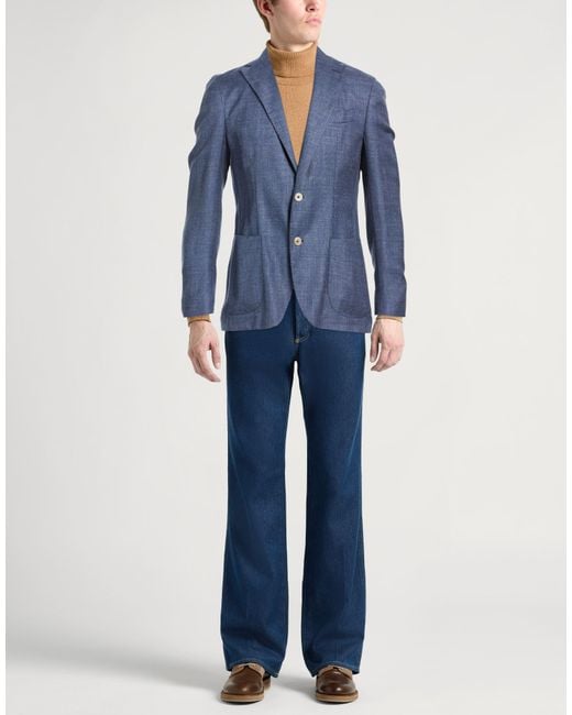 Eleventy Blue Blazers for men