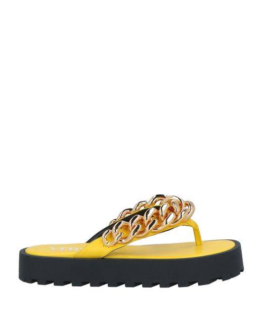 Versace Yellow Thong Sandal