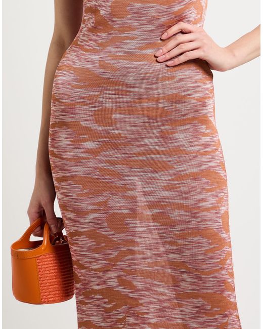 Daniele Fiesoli Pink Maxi-Kleid