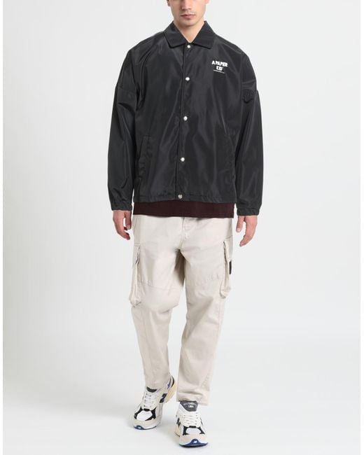 A PAPER KID Black Jacket for men