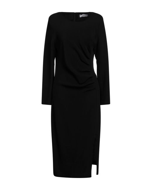 Kaos Black Midi Dress