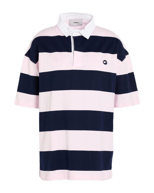 Coperni Blue Polo Shirt Cotton