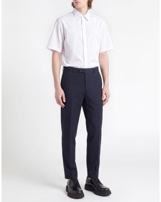BE ABLE Blue Pants Polyester, Virgin Wool, Elastane for men
