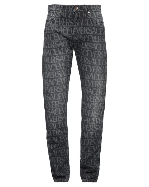 Pantaloni Jeans di Versace in Gray da Uomo