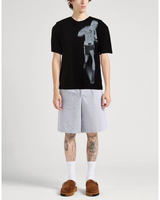 Ih Nom Uh Nit Black T-Shirt Cotton, Linen for men