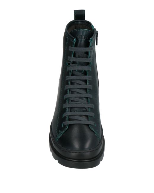 Camper Black Deep Ankle Boots Leather