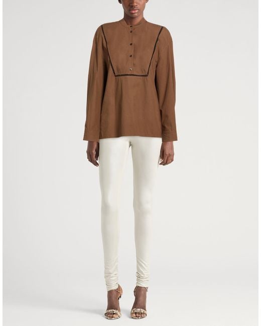Yves Salomon Brown Top