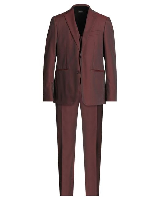 Angelo Nardelli Red Suit for men