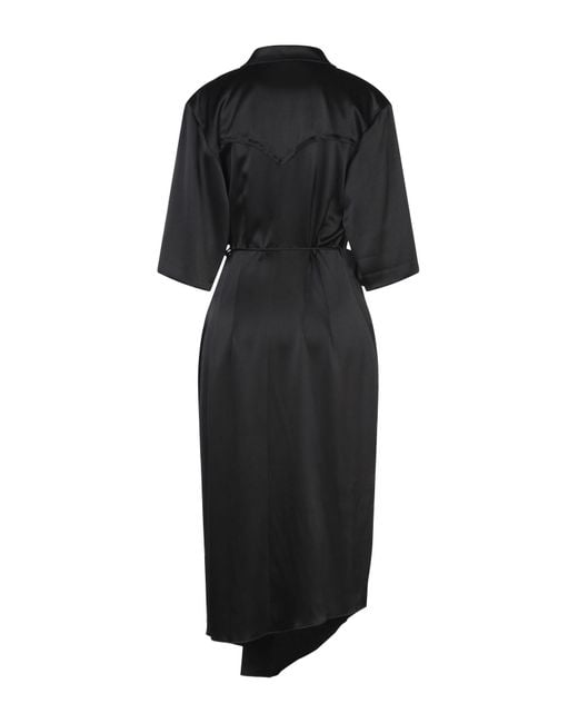 nanushka black dress