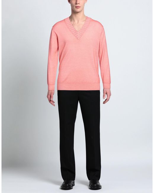FILIPPO DE LAURENTIIS Pink Jumper for men