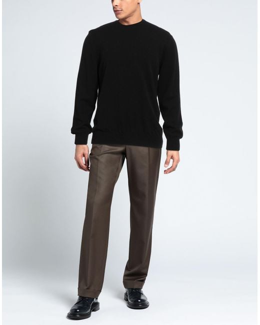 Piacenza Cashmere Black Sweater for men