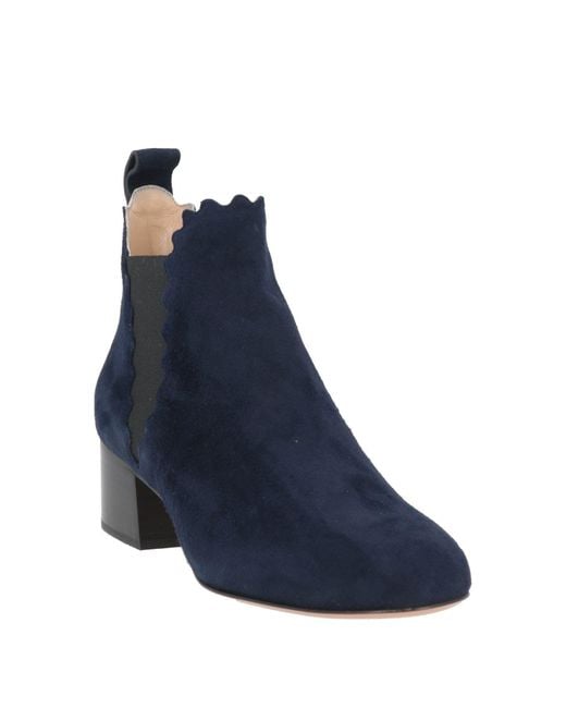 Chloé Blue Ankle Boots
