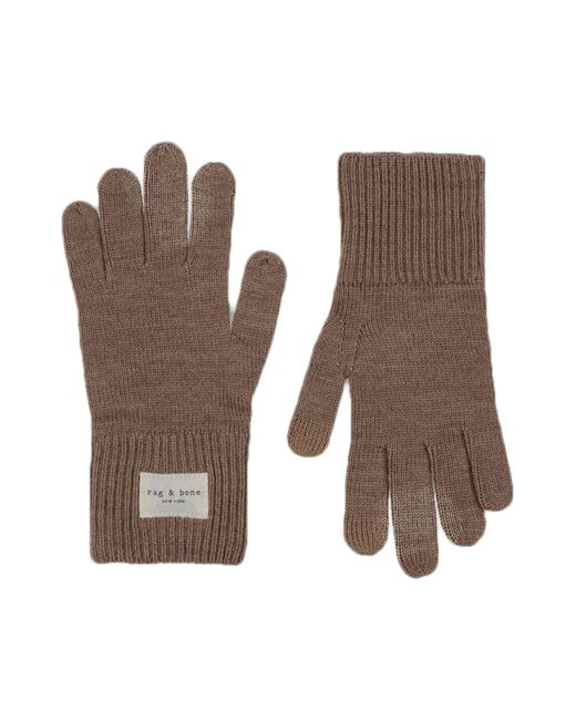 Rag & Bone Brown Gloves