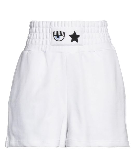 Chiara Ferragni White Shorts & Bermuda Shorts