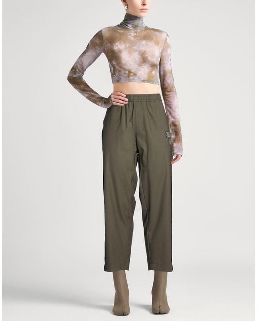 Undercover Gray Pants Wool, Polyester